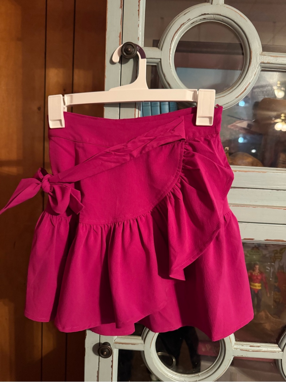 Women’s Magenta Ruffle Wrap Skort Oddy New With Tag Size Small B7